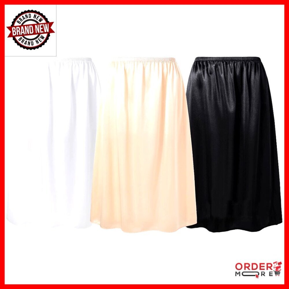 Silky Half Slip Underskirt Elegant Minimal Chic Wedding Evening Dress Wear